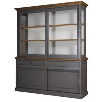 Barneveld Vitrinekast 187cm eiken