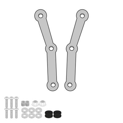 GIVI Bevestigingskit windscherm, moto en scooter, D6125KIT
