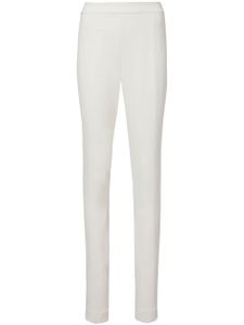 Proenza Schouler pantalon slim en crêpe stretch - Blanc