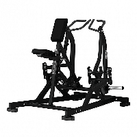 Hammer Strength Lateral row ISO plate loaded zwart