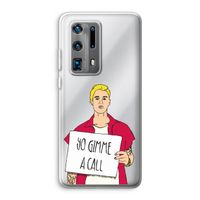 Gimme a call: Huawei P40 Pro Plus Transparant Hoesje