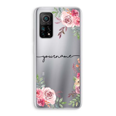 Rozen: Xiaomi Mi 10T 5G Transparant Hoesje