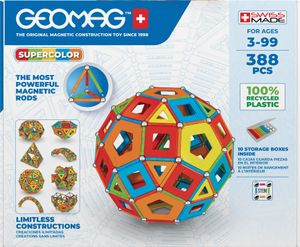 Geomag bouwpakket Super Color Recycled Masterbox 388-delig