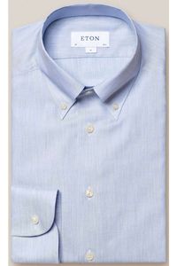 ETON Slim Fit Overhemd blauw, Effen