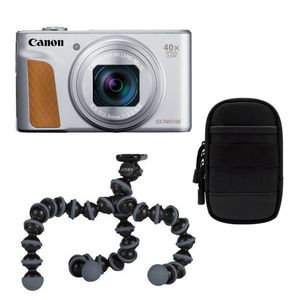 Canon Powershot SX740 HS compact camera Zilver Travel Kit