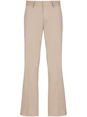 Balmain pantalon court à coupe évasée - Tons neutres