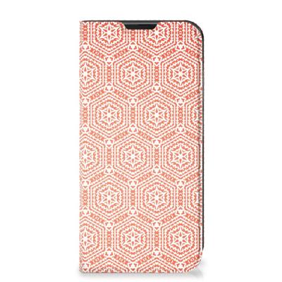 Samsung Galaxy Xcover 6 Pro | Hoesje met Magneet | Pattern Orange