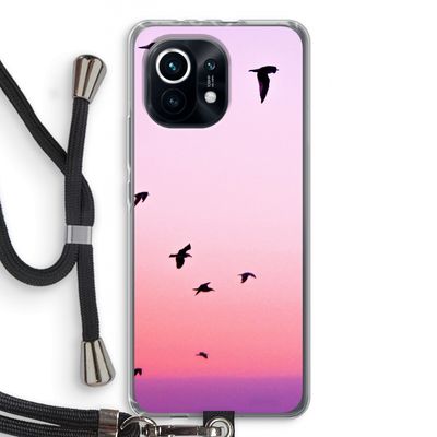 Fly away: Xiaomi Mi 11 Transparant Hoesje met koord