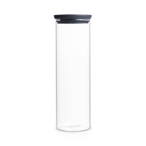 Brabantia stapelbare voorraadpot 1,9 liter - Glas