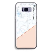 Marmer in stijl: Samsung Galaxy S8 Plus Transparant Hoesje