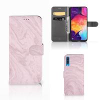 Samsung Galaxy A50 | Bookcase | Marble Pink - Origineel Cadeau Vriendin