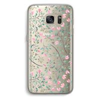 Sierlijke bloemen: Samsung Galaxy S7 Transparant Hoesje