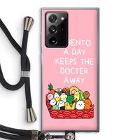 Bento a day: Samsung Galaxy Note 20 Ultra / Note 20 Ultra 5G Transparant Hoesje met koord