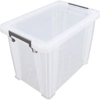 Allstore Opbergbox - 18,5 liter - Transparant - 40 x 26 x 29 cm - thumbnail