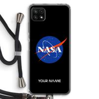 NASA: Samsung Galaxy A22 5G Transparant Hoesje met koord - thumbnail