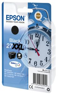 Epson Alarm clock Singlepack Black 27XXL DURABrite Ultra Ink