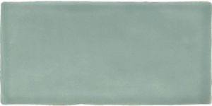 Cifre Cerámica Atlas Wandtegel | 7.5x15 cm | Vintage | Mat Groen