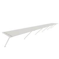 Royal Well kweektafel voor tuinkas Kate 3 - wit