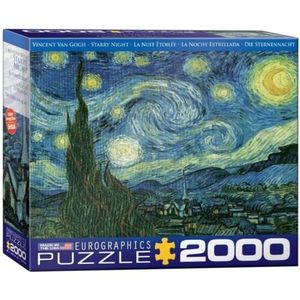 Starry Night - Vincent van Gogh Puzzel 2000 Stukjes
