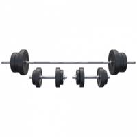 70 kg Halterset Kunststof