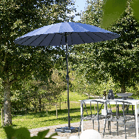 Nohr Parasol 'Karman' 270cm, kleur Blauw