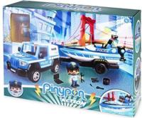 Famosa Pinypon politie wagen met trailer en boot, inclusief speelfiguur Famosa Pinypon politie wagen met trailer en boot, inclusief speelfiguur
