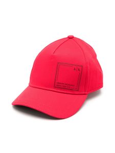 Armani Exchange casquette à logo imprimé - Rouge