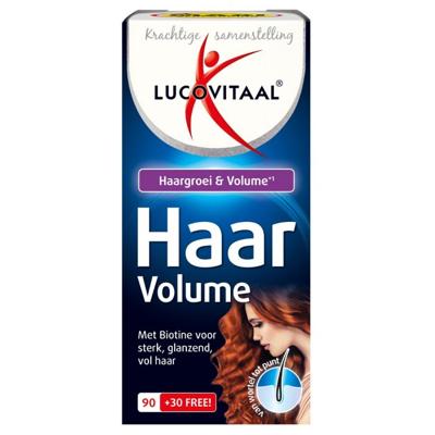 Lucovitaal Voedingssupplementen Capsules Haarvolume Maxi Verpakking 120St