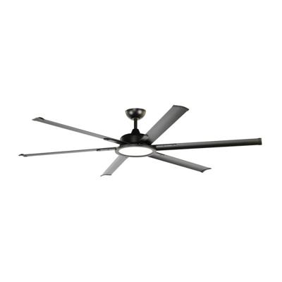 CristalRecord Plafondventilator BigBen Ø 180 cm XXL zwart