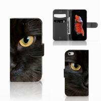 Apple iPhone 6 | 6s | Telefoonhoesje | Met pasjeshouder | Zwarte Kat