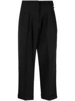 DKNY pantalon fuselé à taille haute - Noir