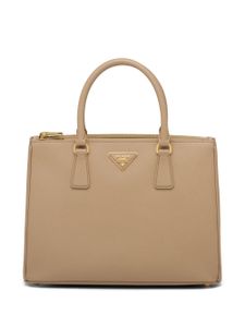 Prada grand sac Galleria en cuir - Tons neutres