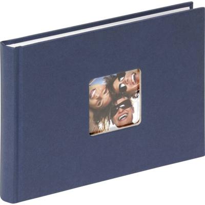 walther+ design FA-207-L Fotoalbum (b x h) 22 cm x 16 cm Blauw 40 bladzijden