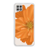Orange Ellila flower: Samsung Galaxy A22 4G Transparant Hoesje