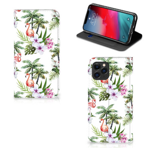 Apple iPhone 11 Pro Hoesje maken Flamingo Palms