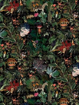 Moooi Carpets - Menegerie of Extinct Animals Raven - 350 rond Vloerkleed