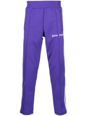 Palm Angels pantalon de jogging à logo imprimé - Violet