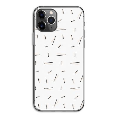 Hipster stripes: iPhone 11 Pro Transparant Hoesje