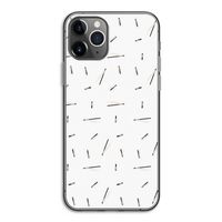 Hipster stripes: iPhone 11 Pro Transparant Hoesje