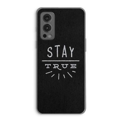 Stay true: OnePlus Nord 2 5G Transparant Hoesje