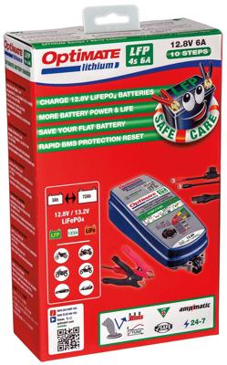TecMATE acculader "optimate lithium 4s 6a".
