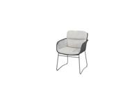 Aprilla dining stoel antraciet incl. 2 kussens 4SO - 4so