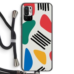 Illustratieve pop 1: Xiaomi Redmi Note 10 5G Transparant Hoesje met koord
