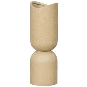 WOOOD vaas|plantenpot Mosi - Fiber Clay - Beige - 75x25 cm