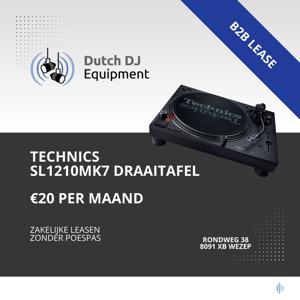 Technics Technics SL-1210 MK7 draaitafel B2B lease