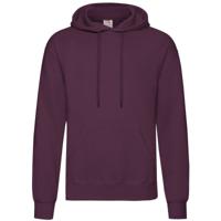 Fruit of the Loom capuchon sweater - bordeaux - volwassenen - Classic Hooded Sweat - Hoodie - thumbnail