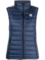 Rossignol gilet matelassé à patch logo - Bleu