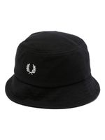 Fred Perry bob en coton à logo brodé - Noir