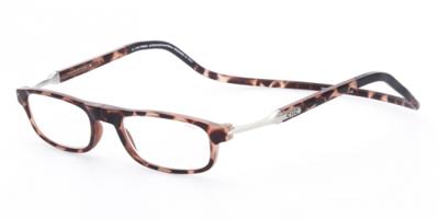 CliC Flex Frosted havanna / zwart - +2.5