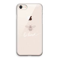 Be(e) kind: iPhone 8 Transparant Hoesje